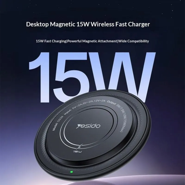 Yesido DS39 Wireless Charging Dock 15W | Klikk Malta