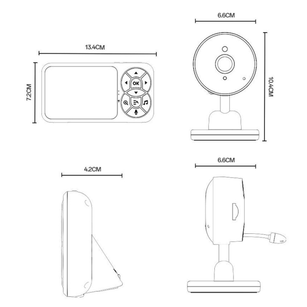 Yesido KM26 Baby Monitor | Klikk Malta