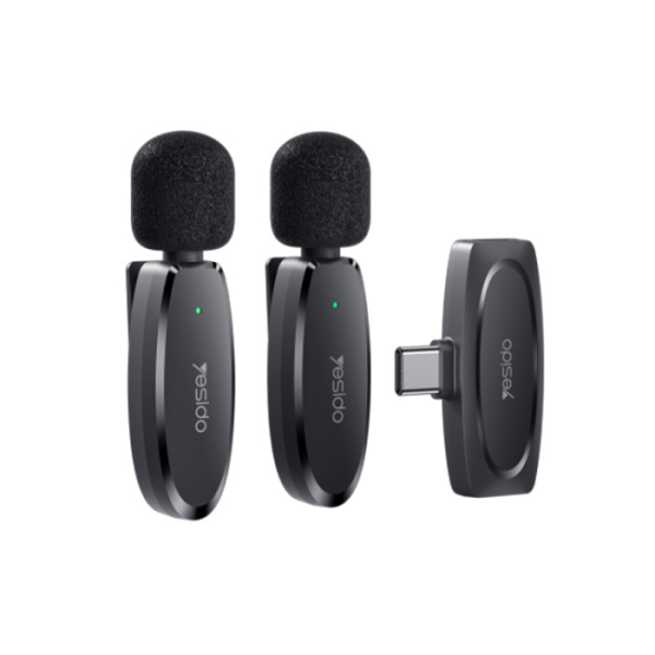 Yesido KR13 2-in-1 Lavalier USB-C Microphone | Klikk Malta