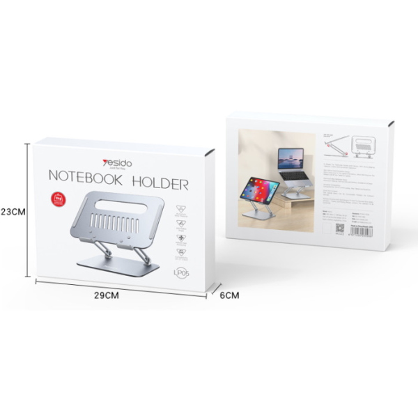 Yesido LP05 Laptop Stand 13-17 inch | Klikk Malta
