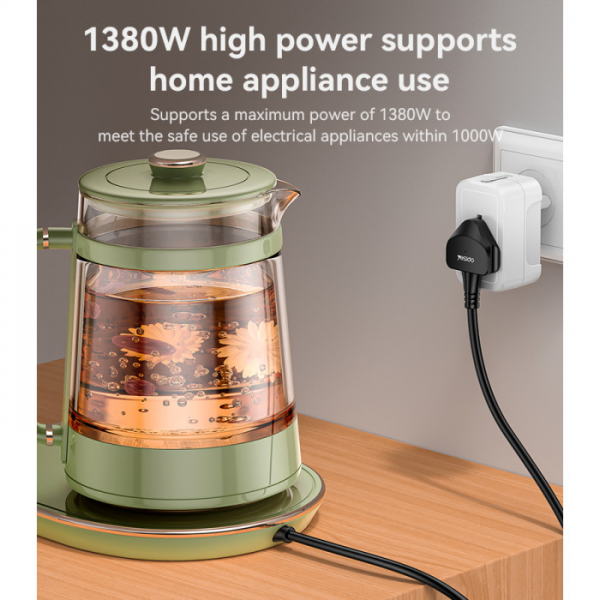 Yesido MC32 Universal Plug Converter | Klikk Malta