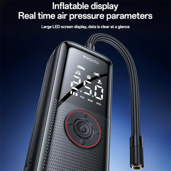 Yesido VC17 Tire Inflator Powerbank 5000mAh | Klikk Malta