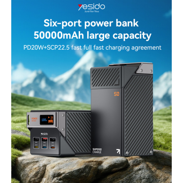 Yesido YP63 50000mAh 22.5W Powerbank | Klikk Malta
