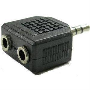 3.5mm Jack to 2x3.5mm Jack Splitter Adapter | Klikk Malta