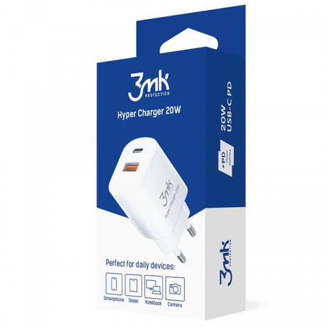 3mk 20W USB-C & USB-A Hyper Charger Power S... | Klikk Malta
