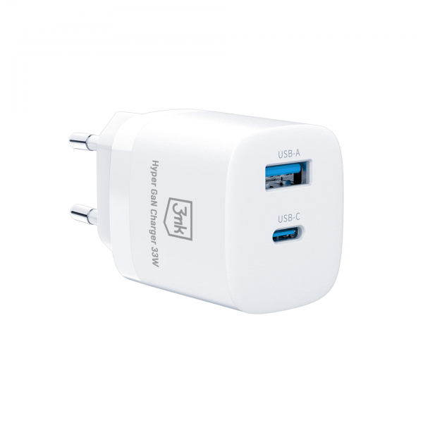 3mk 33W USB-C & USB-A Hyper GaN Charger Pow... | Klikk Malta