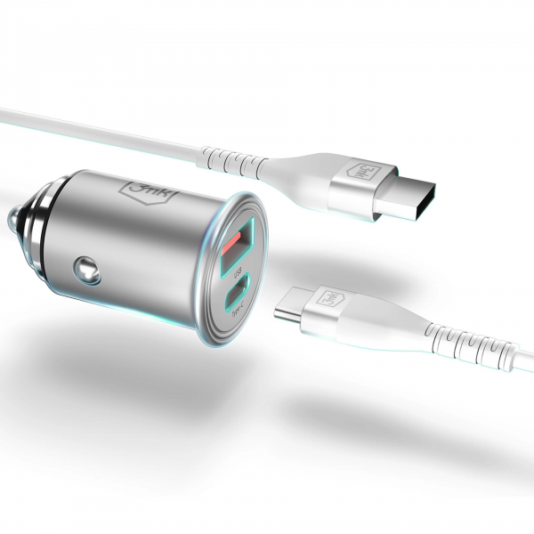 3mk 30W Hyper 2-Port USB Car Charger | Klikk Malta