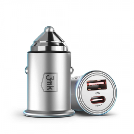 3mk 45W Hyper 2-Port USB Car Charger | Klikk Malta