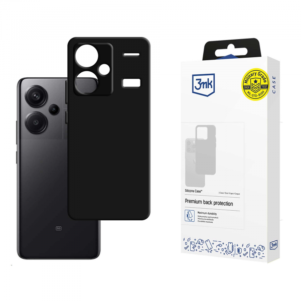 3mk Black Back Silicone Protective Case for... | Klikk Malta