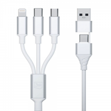 3mk Hyper 3-in-1 Cable 1.5m USB Type-A / Ty... | Klikk Malta