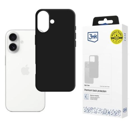 3MK Silicone Case for Apple iPhone 17 Black | Klikk Malta