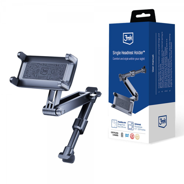 3mk Single Car Headrest Smartphone & Tablet... | Klikk Malta