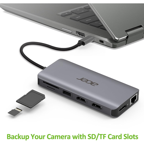 Acer 12-in-1 USB-C Docking Station (DP, 2xH... | Klikk Malta