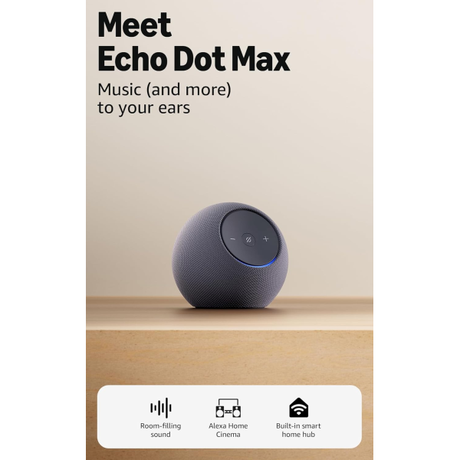 Amazon Echo Dot Max Graphite | Klikk Malta