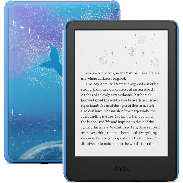 Amazon Kindle Kids 2024 16GB Space Whale | Klikk Malta