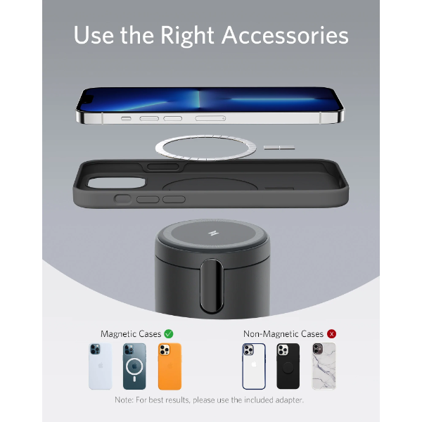 Anker 2-in-1 Magnetic Wireless Charging Sta... | Klikk Malta