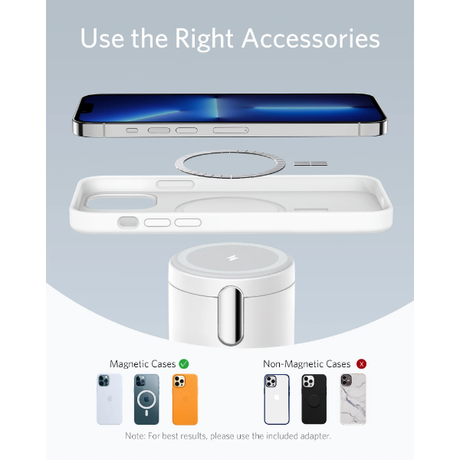 Anker 2-in-1 Magnetic Wireless Charging Sta... | Klikk Malta