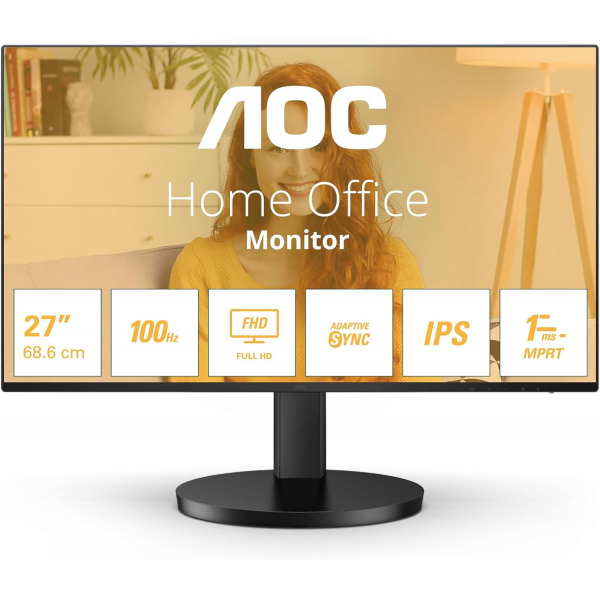 AOC 27 inch 100Hz Full HD IPS Monitor | Klikk Malta