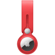 Apple AirTag Leather Loop - Red | Klikk Malta