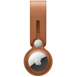 Apple AirTag Leather Loop - Saddle Brown | Klikk Malta