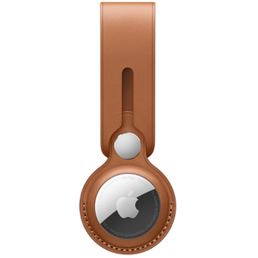 Apple AirTag Leather Loop - Saddle Brown | Klikk Malta
