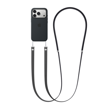 Apple Crossbody Strap Black | Klikk Malta