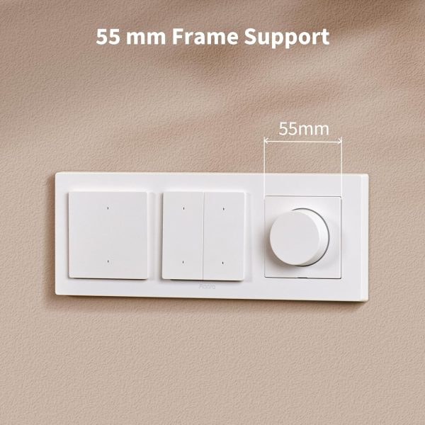 Aqara Dimmer Switch H2 Grey | Klikk Malta