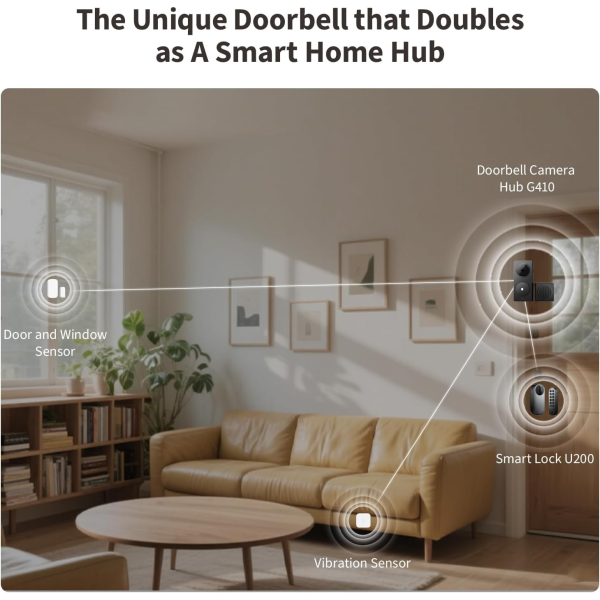 Aqara Doorbell Camera Hub G410 Select Black | Klikk Malta