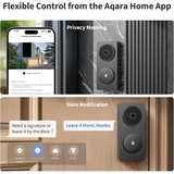 Aqara Doorbell Camera Hub G410 Select Black | Klikk Malta