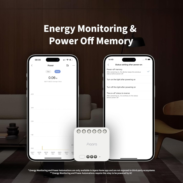 Aqara Dual Relay Module T2 | Klikk Malta