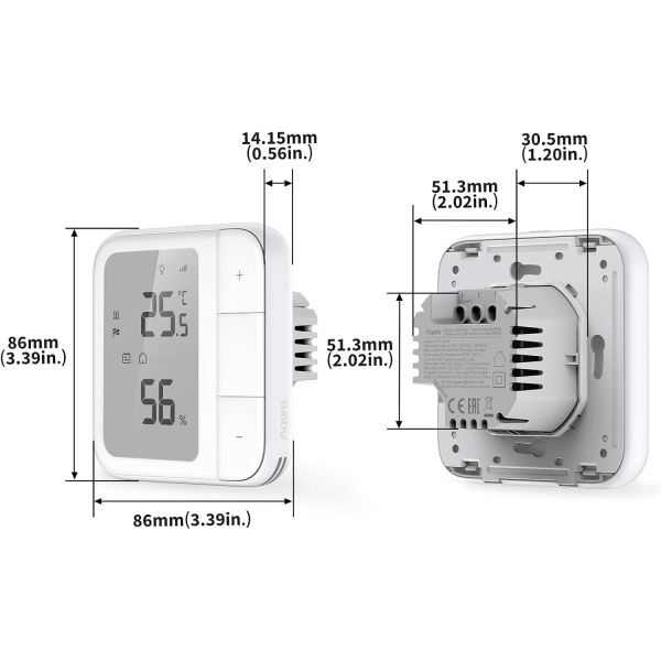 Aqara Floor Heating Thermostat W500 | Klikk Malta