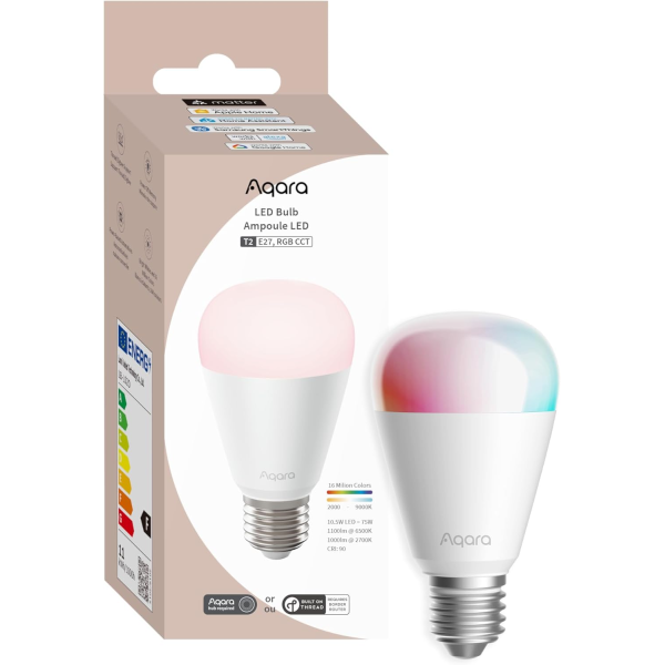 Aqara LED Bulb T2 E27 RGB CCT | Klikk Malta
