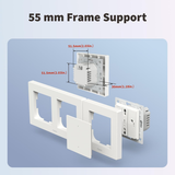 Aqara Light Switch H2 2-button 1-channel White | Klikk Malta