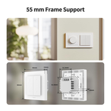 Aqara Shutter Switch H2 White+Grey | Klikk Malta