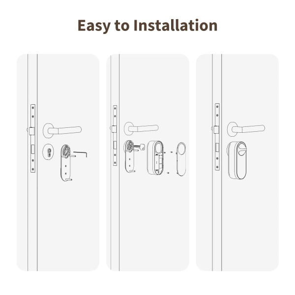 Aqara Smart Door Lock U200 Lite White | Klikk Malta