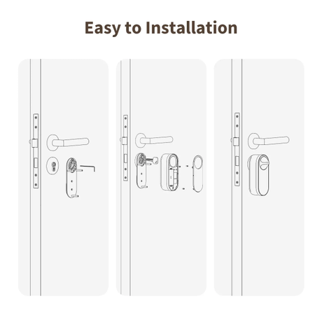 Aqara Smart Door Lock U200 Lite White | Klikk Malta