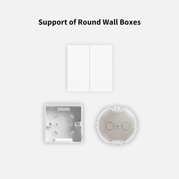 Aqara Smart Wall Switch H1 Double Rocker w/... | Klikk Malta