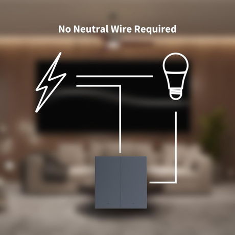 Aqara Smart Wall Switch H1 Double Rocker wo... | Klikk Malta