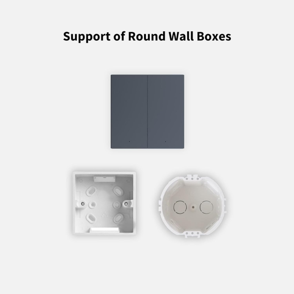 Aqara Smart Wall Switch H1 Double Rocker wo... | Klikk Malta