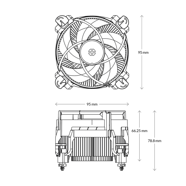 Arctic Alpine 17 Compact Intel CPU Cooler | Klikk Malta