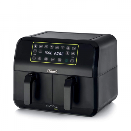 Ariete Dual Air Fryer 8L Black | Klikk Malta
