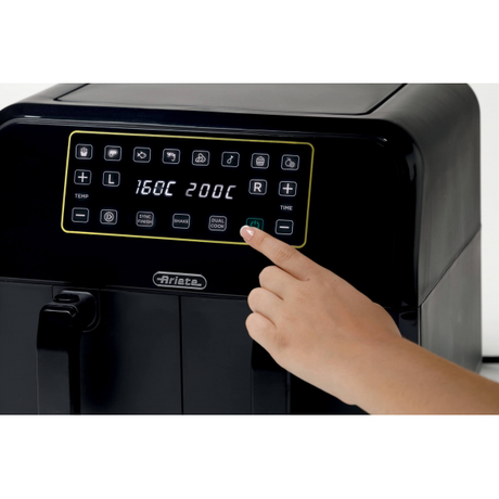 Ariete Dual Air Fryer 8L Black | Klikk Malta