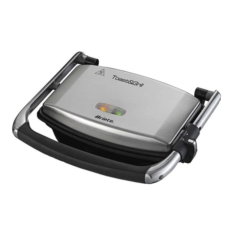 Ariete Toast & Grill 1000W Stainless Steel | Klikk Malta