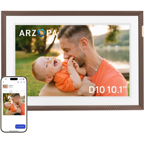 Arzopa D10 10.1 inch Digital Frame Dark Brown | Klikk Malta