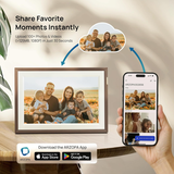 Arzopa D10 10.1 inch Digital Frame Dark Brown | Klikk Malta