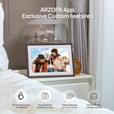 Arzopa D10 10.1 inch Digital Frame Dark Brown | Klikk Malta