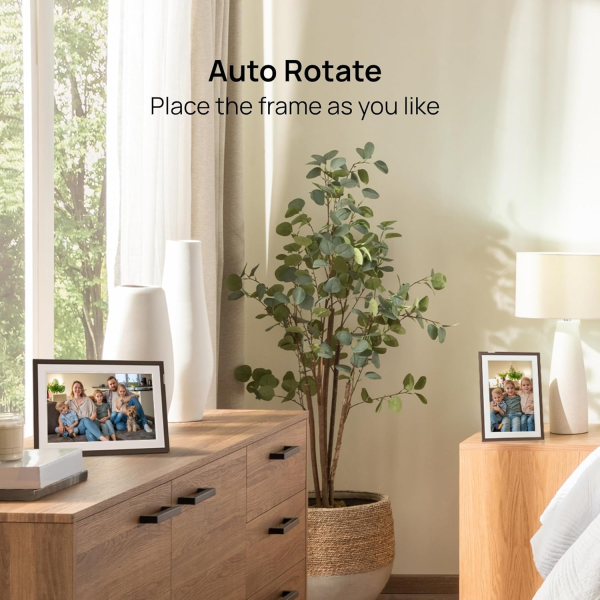 Arzopa D10 10.1 inch Digital Frame Dark Brown | Klikk Malta