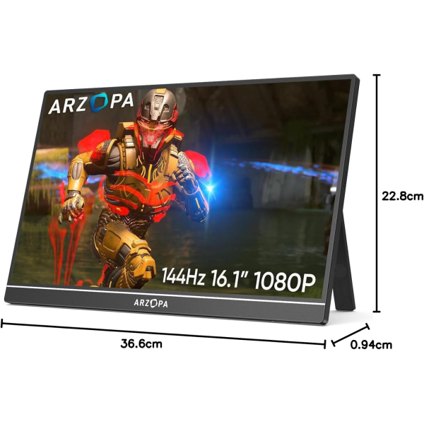Arzopa Z1FC 16.1 inch Portable Monitor | Klikk Malta