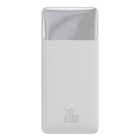 Baseus Bipow 10000mAh 20W Powerbank White | Klikk Malta