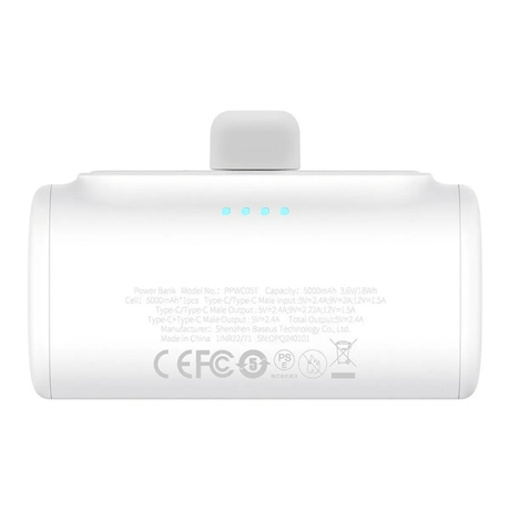 Baseus Powerbank Compact 5000mAh USB-C 20W | Klikk Malta